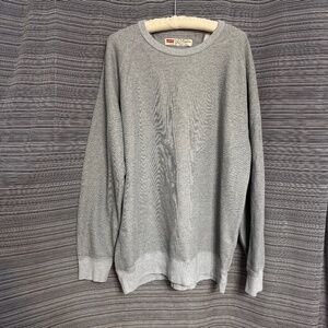 Levi’s Grey Heavyweight Standard Fit Cotton Blend Sweatshirt Size XXL